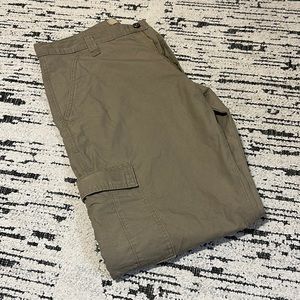 Wrangler Originals Mens Pants Cargo Tan Straight Outdoors Hiking Khaki 34x30